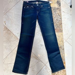 Brand new Swarovski True Religion jeans, women’s size 30